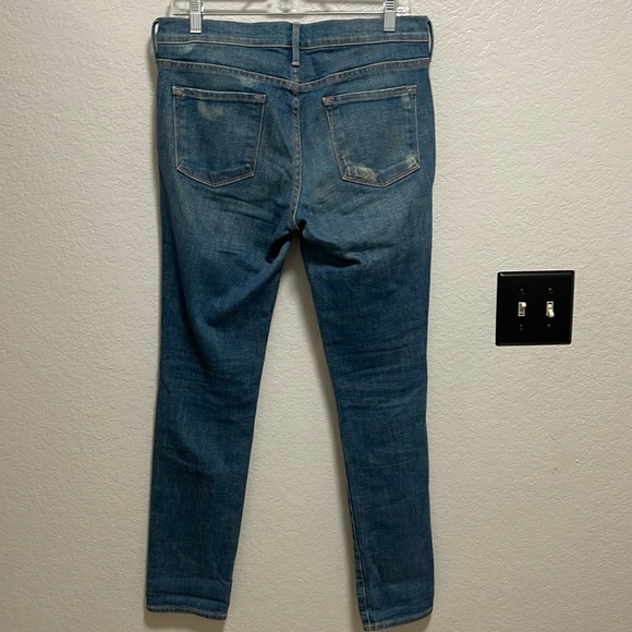 Frame Denim Le Skinny de Jeanne Distressed Jeans Size 29 - Picture 5 of 8